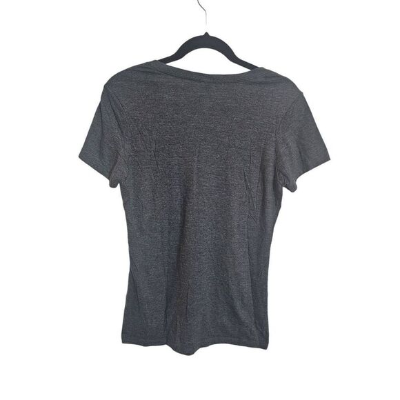 JUST MARRIED SET of TEE'S Mens XL and Women's Vneck Tee XL Grey White Canvas Bel - Picture 7 of 9